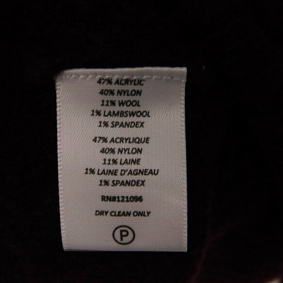 Michael Bastian Sweater Mens Extra Large Long Sleeve Maroon Lambs Wool Blend - Picture 7 of 8